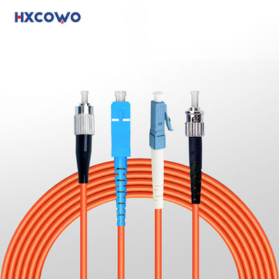 comprare Cavo patch in fibra multimodale SC/LC/FC/ST UPC/APC con cavo patch FTTH duplex semplice fabbricazione online