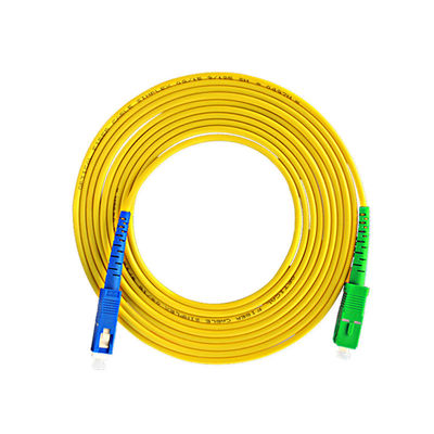 comprare 2.0mm 3.0mm Single Mode Fiber Patch Cord SC SC APC UPC Fiber Jumper fabbricazione online