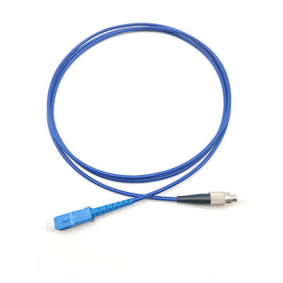 comprare Blue SS Single Mode Fiber Patch Cord G625D Pre Terminated Fiber Cable fabbricazione online