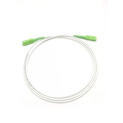 comprare G657A 3.0mm LSZH White Armored Fiber Optic Patch Cord SC/APC To SC/APC SM 9 1F fabbricazione online