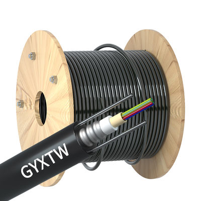 comprare GYXTW Cavo in fibra ottica blindato per esterni con trasmissione di segnali di dati di rete resistente alla corrosione e eccellenti proprietà meccaniche fabbricazione online