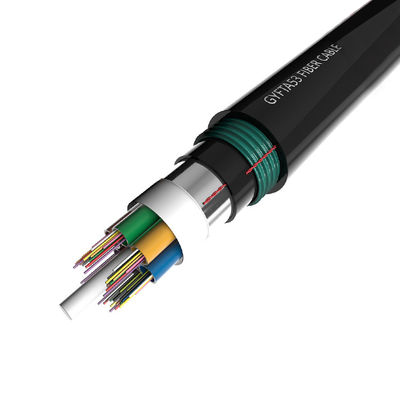 comprare GYFTA53 Double Armored Fiber Optic Cable with 2-288 Cores Loose Tube Stranded Design for Direct Burial Applications fabbricazione online