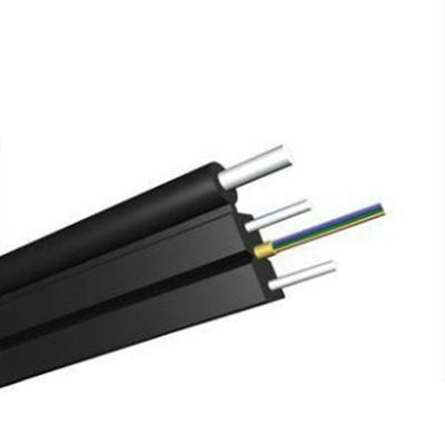 PE Jacket 4 Core GJYXCH FTTH Fiber Drop Cable per la rete esterna Made in Dongguan e personalizzabile