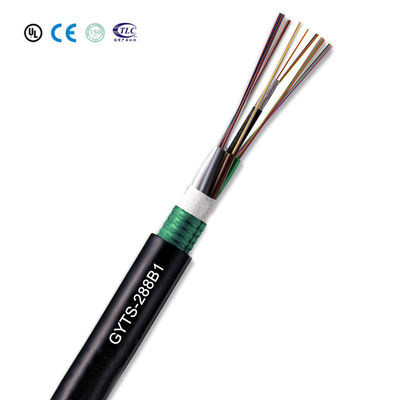 G655 GYTS Outdoor Armored Fiber Optic Cable with ITU G652D and G657A Stranded Loose Tube for High Performance